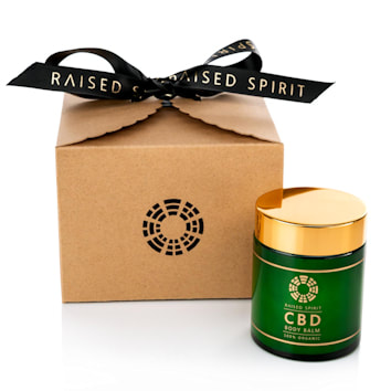 Raised Spirit Organic CBD Candle / Hand-crafted, Vegan, Hemp Wicks